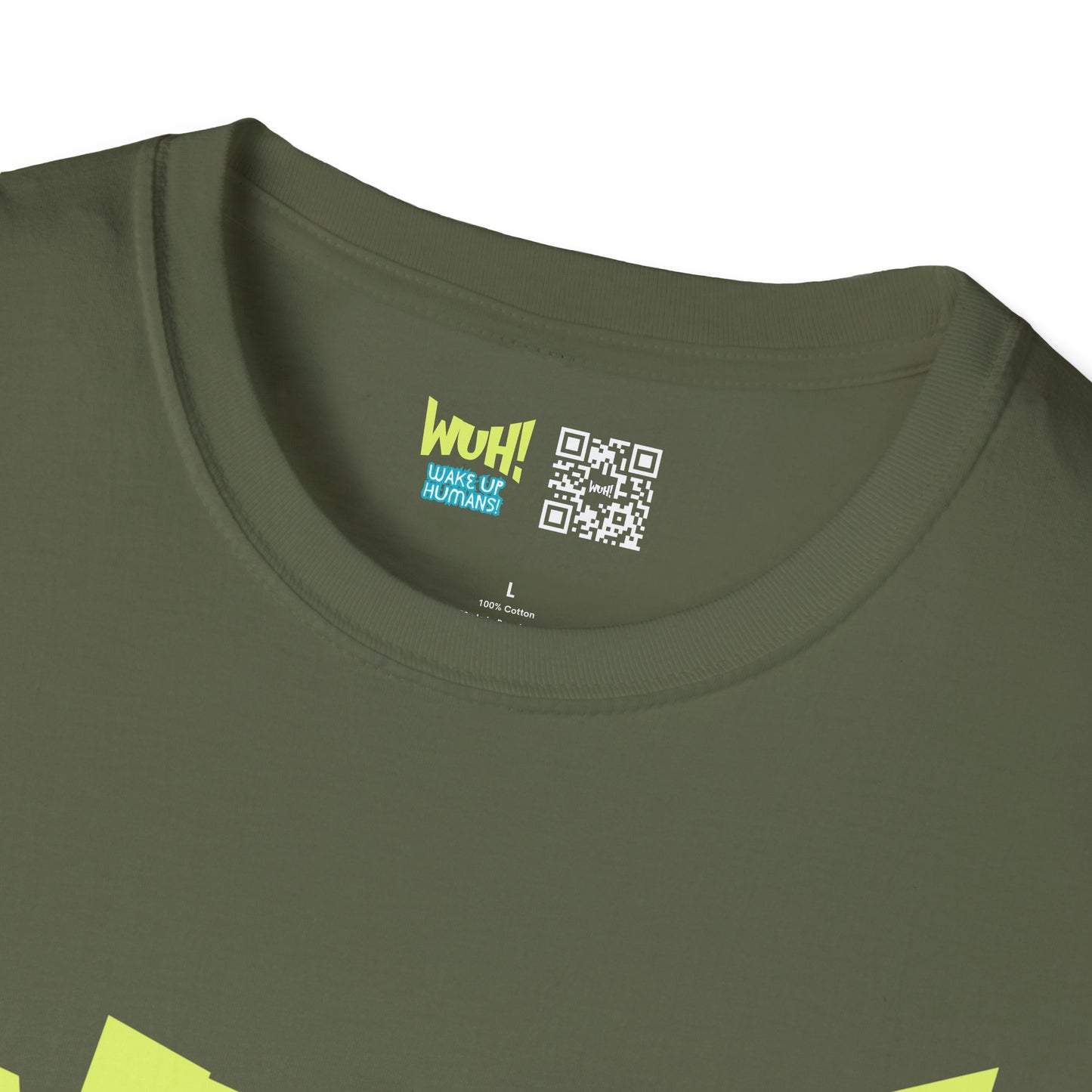 WUH! Wake Up Humans Official Brand T-Shirt