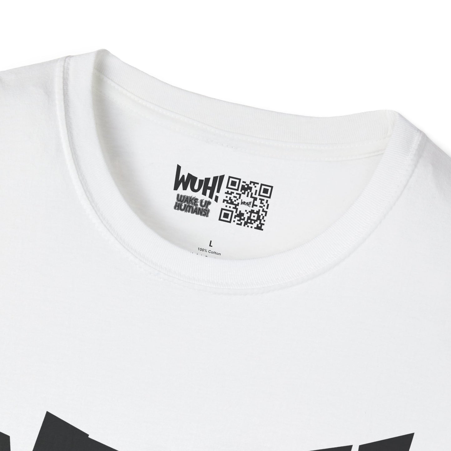WUH! Wake Up Humans Official Brand T-Shirt